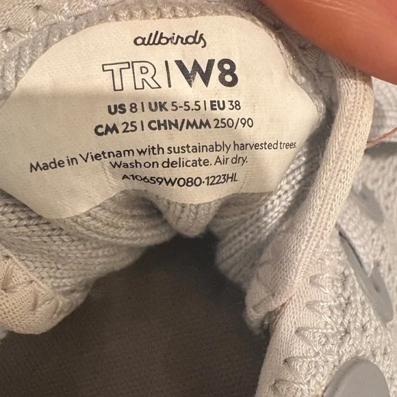 Allbirds Women's Athletic Shoes in Light Gray - Picture 3 of 5
